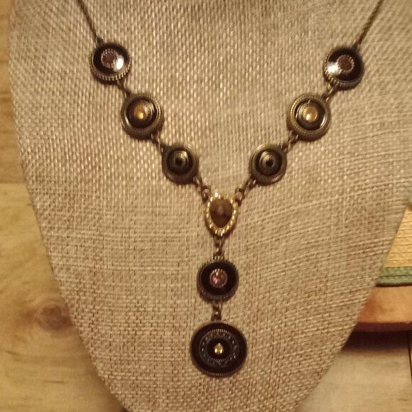 Avon Jewelry - Earth-toned Y-Necklace